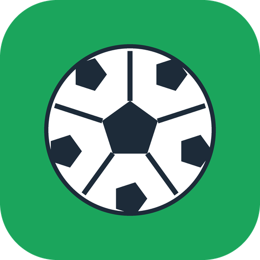Logo Palpite do Jogo de Hoje: bola de futebol em fundo verde